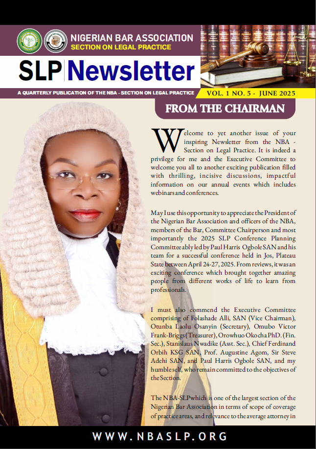 NBA-SLP Newsletter Vol. 1 No. 5 - June 2025